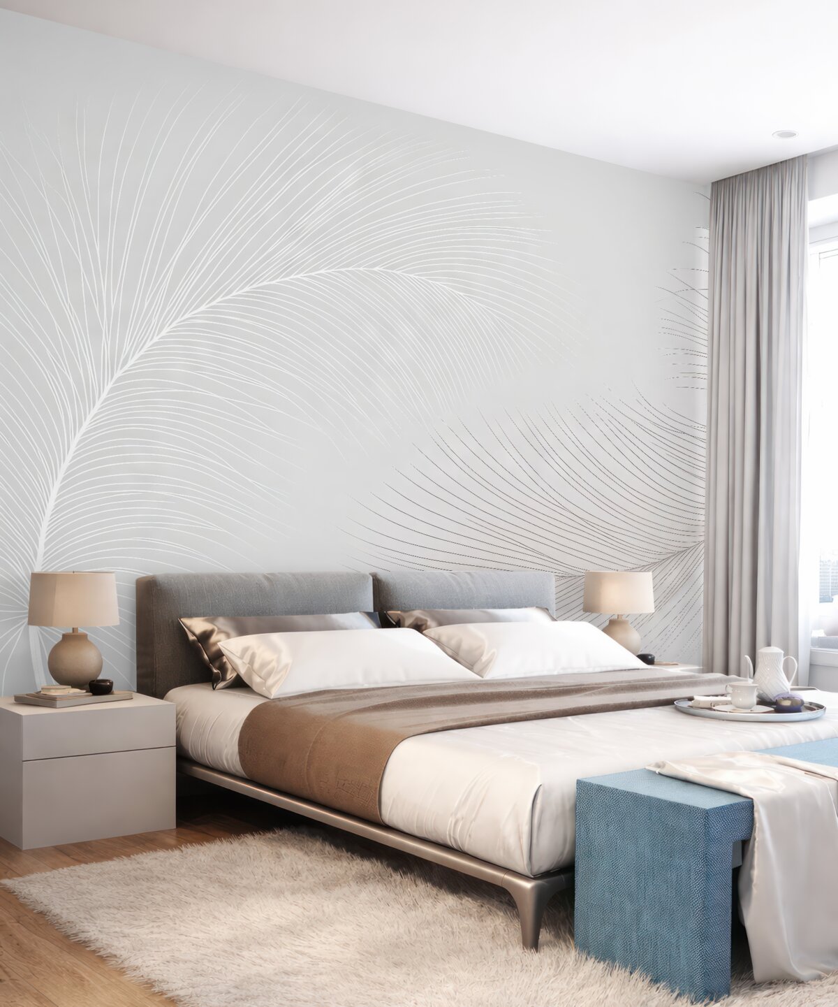 Fototapeta Subtelne piórka.