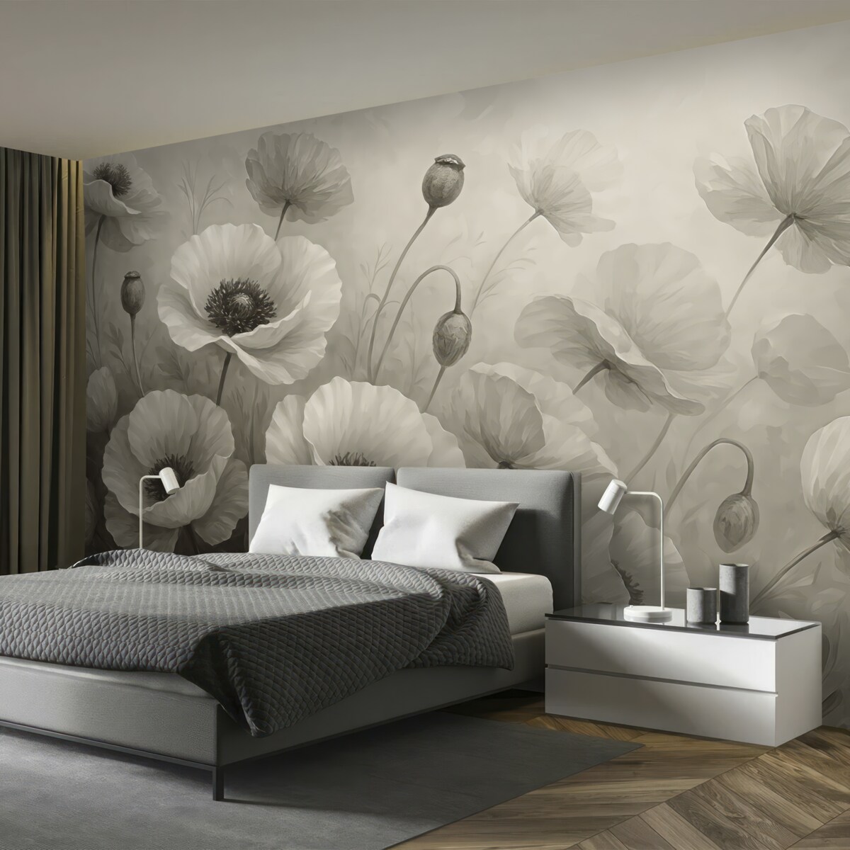 Fototapeta Kwiaty w delikatnych odcieniach.