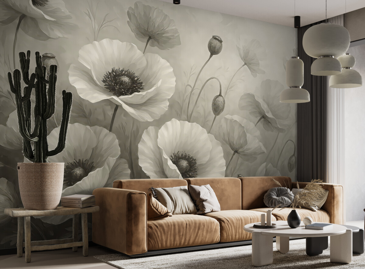 Fototapeta Kwiaty w delikatnych odcieniach.