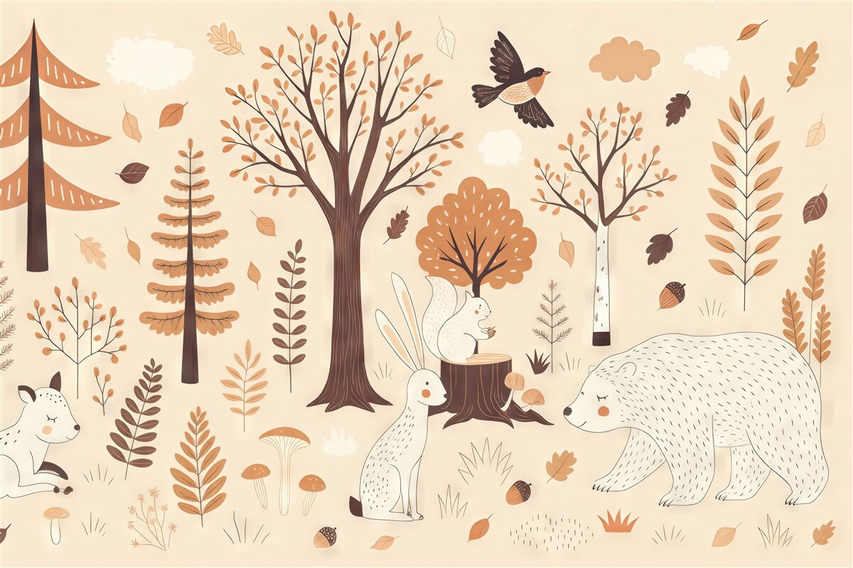 Fototapeta Tapety dla maluchów, zwierzęta.