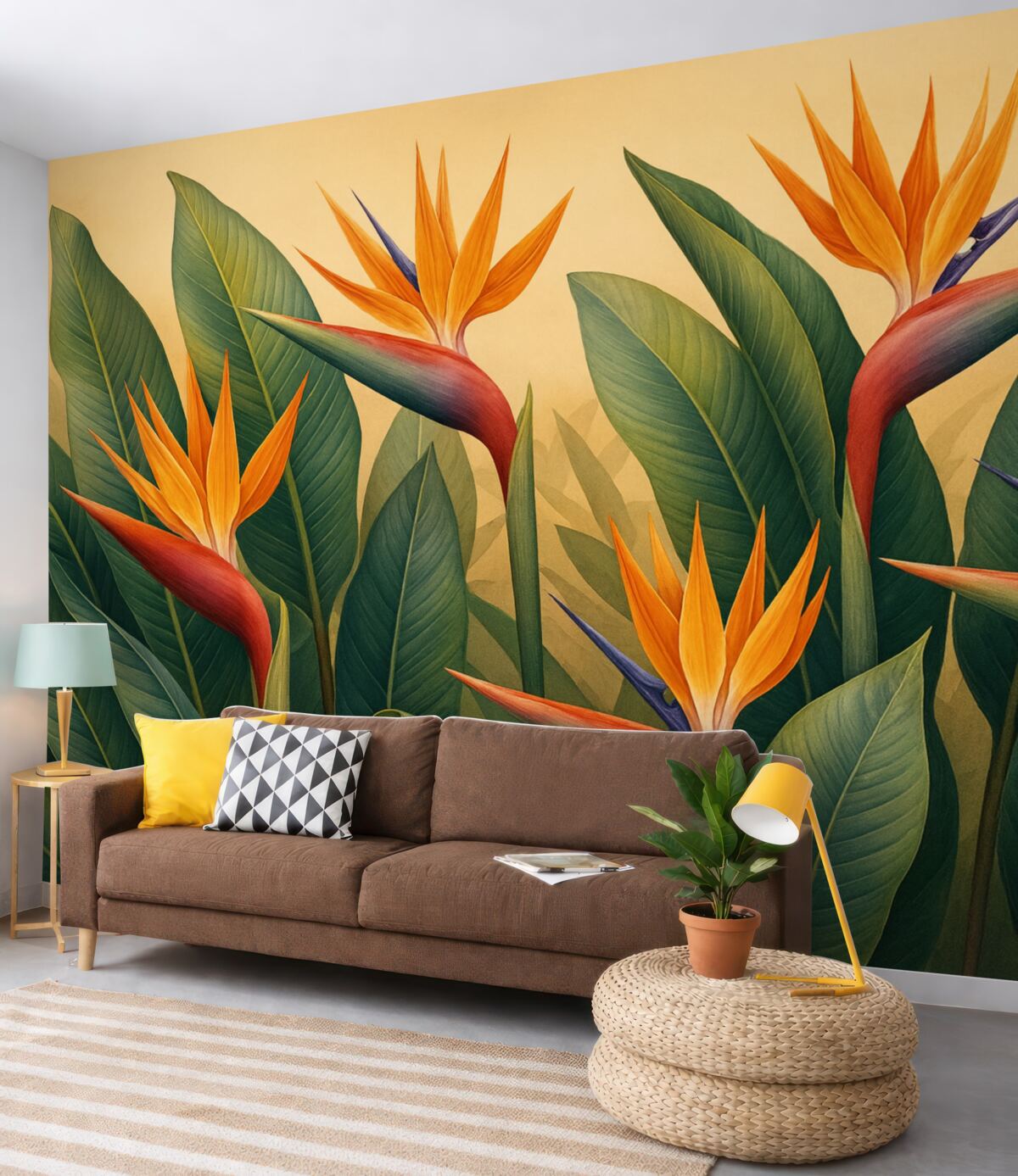 Fototapeta Ciepły tropikalny kwiatek.