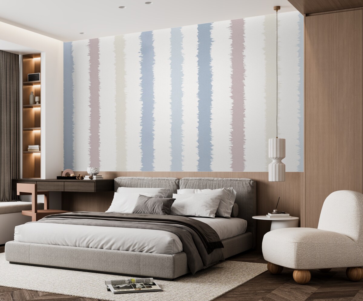 Fototapeta Kolorowe pasy, różowy, błękitny.