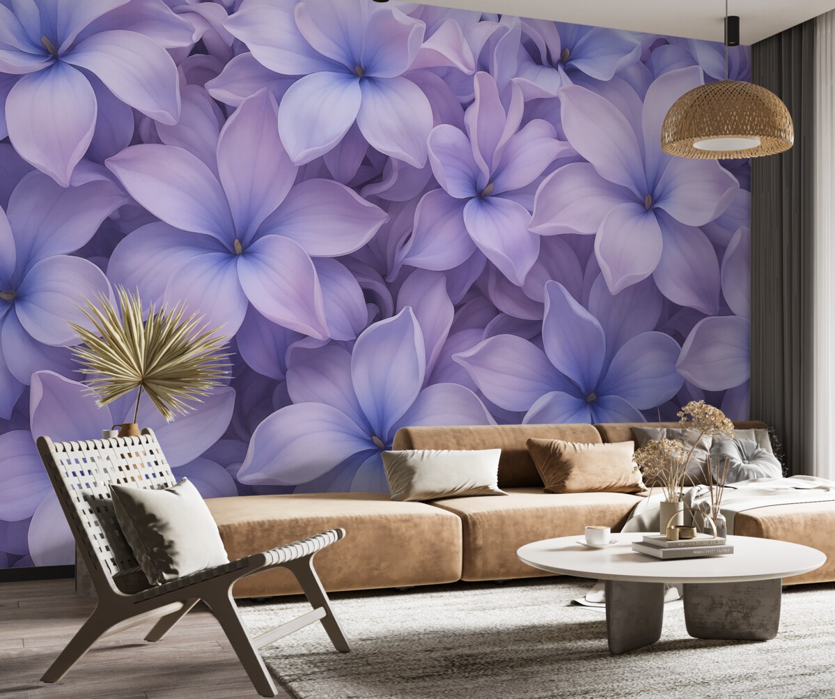 Fototapeta Kwiaty hiacyntu, barwa niebieskofioletowa.