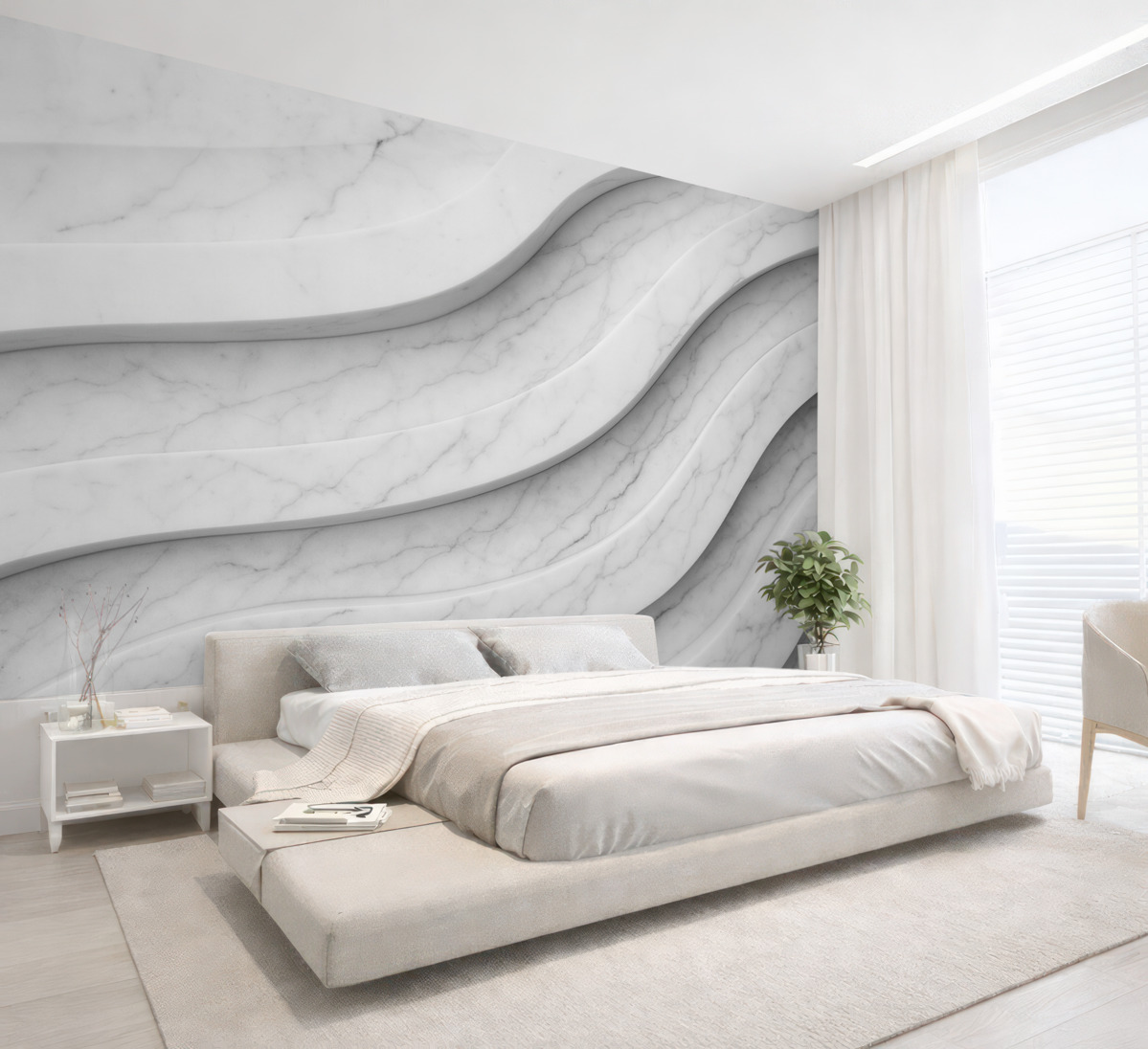 Fototapeta Fale marmurowego szyku.