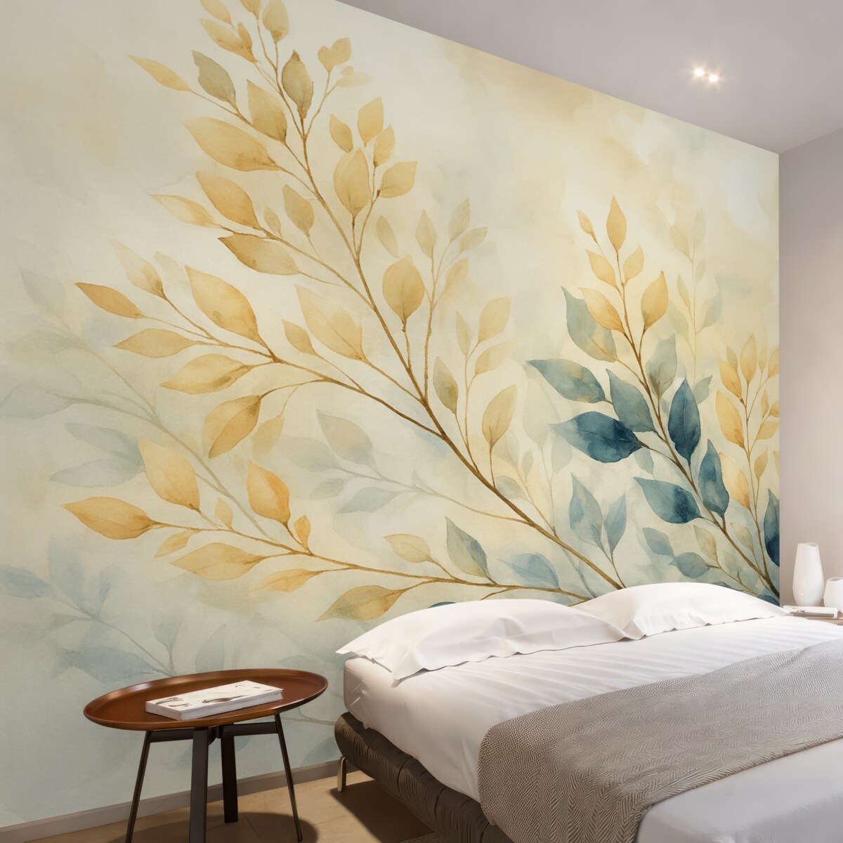 Fototapeta Akwaforta, liście, podwyższone liście.