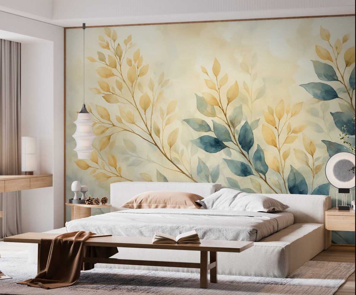 Fototapeta Akwaforta, liście, podwyższone liście.