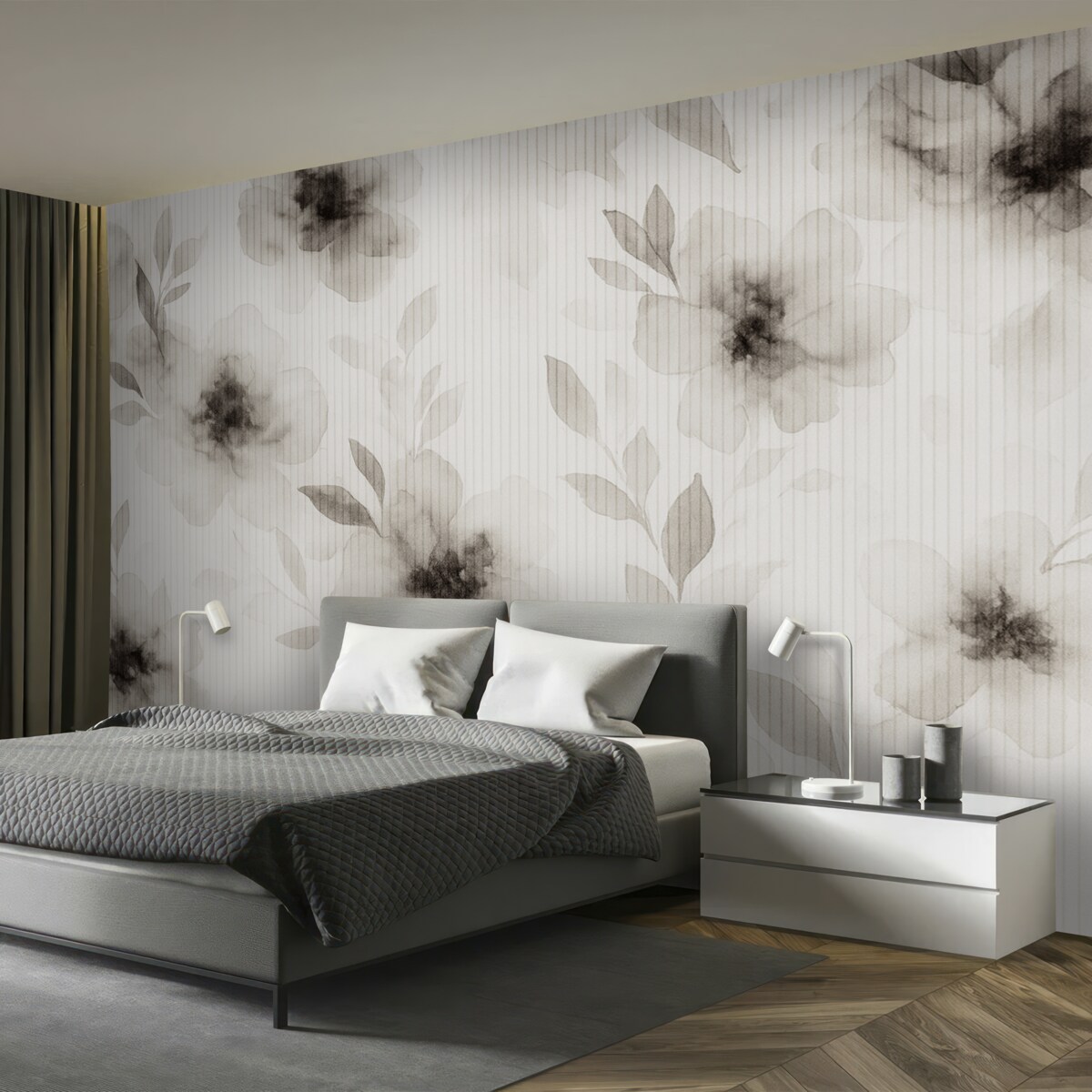 Fototapeta abstrakcyjne plamy przez szkło