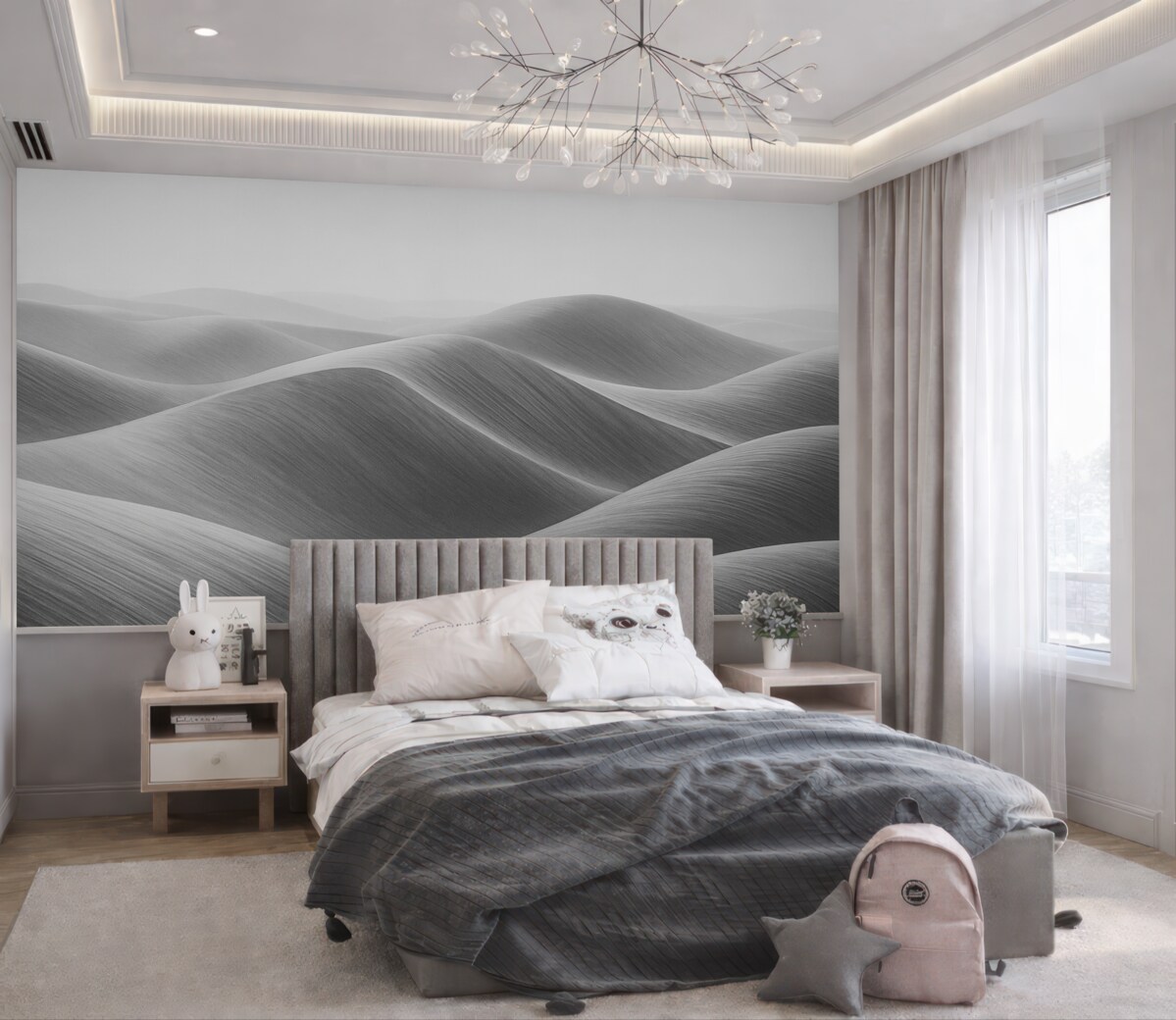 Fototapeta Ulokowane na zboczach gór reliefy.