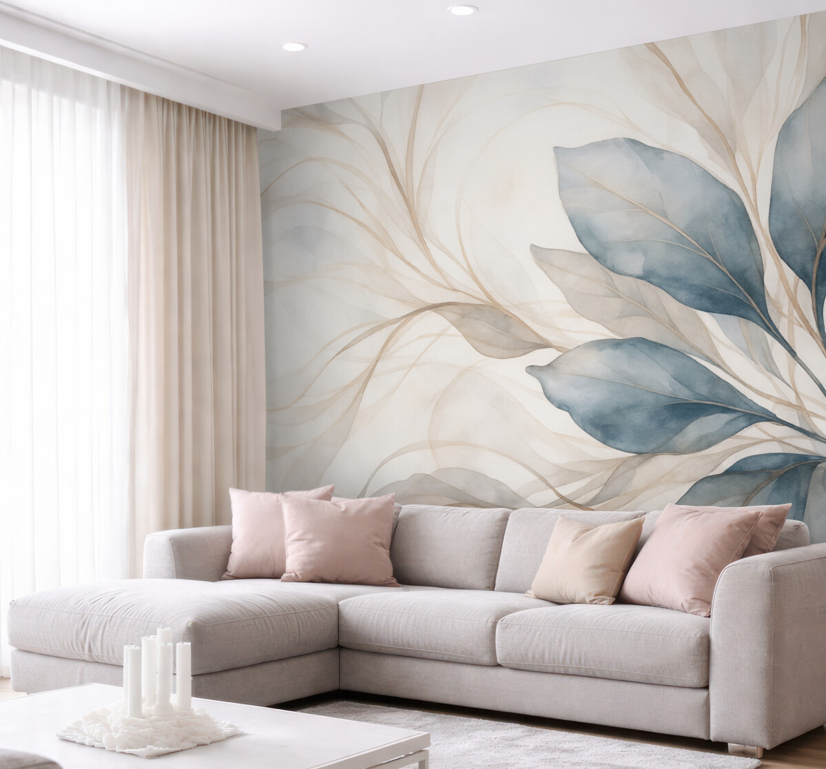 Fototapeta Subtelny, spory kwiat.