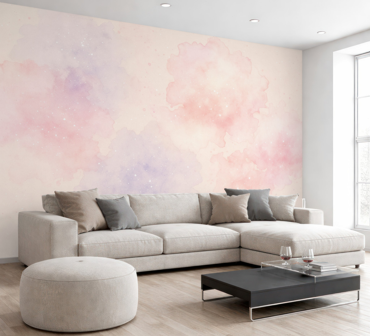 Fototapeta Współczesne, stylowe plamy.