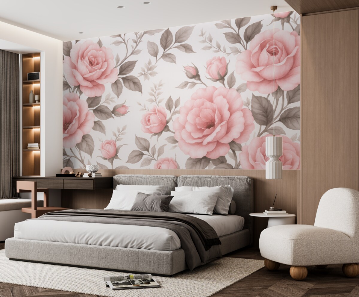 Fototapeta Liście w klimacie retro.