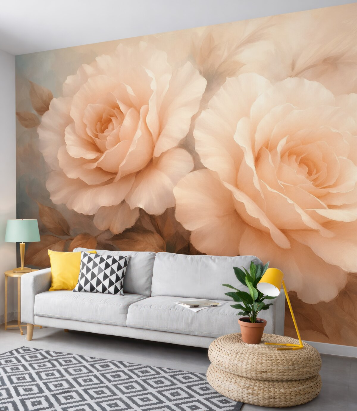 Fototapeta Dwa kwiaty.