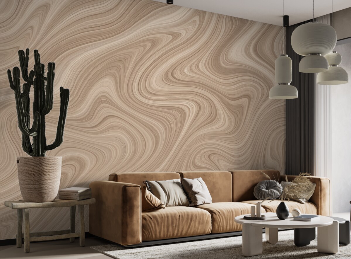 Fototapeta Abstrakcja, plamy, subtelny beżowy odcień.