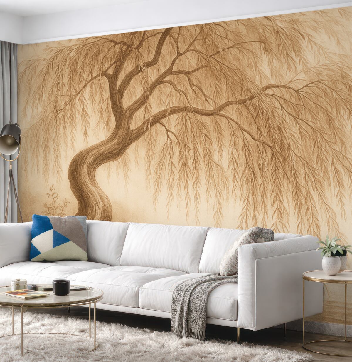 Fototapeta Drzewo, drzewo w delikatnych odcieniach.