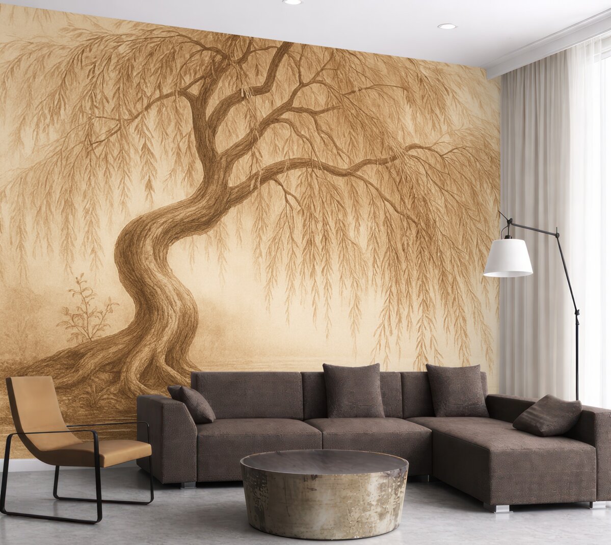 Fototapeta Drzewo, drzewo w delikatnych odcieniach.