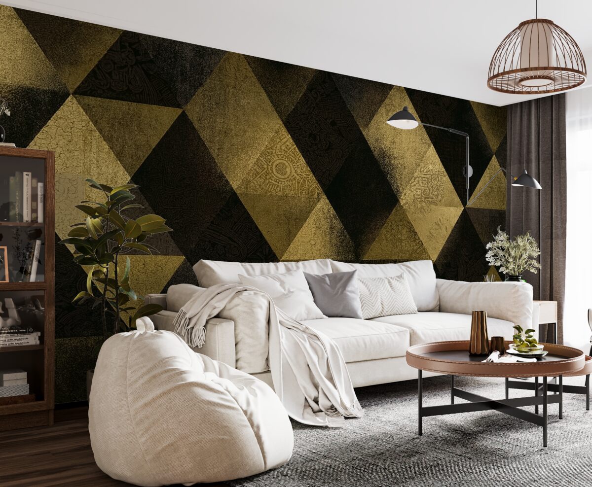 Fototapeta Dekoracje w eleganckiej geometrii.