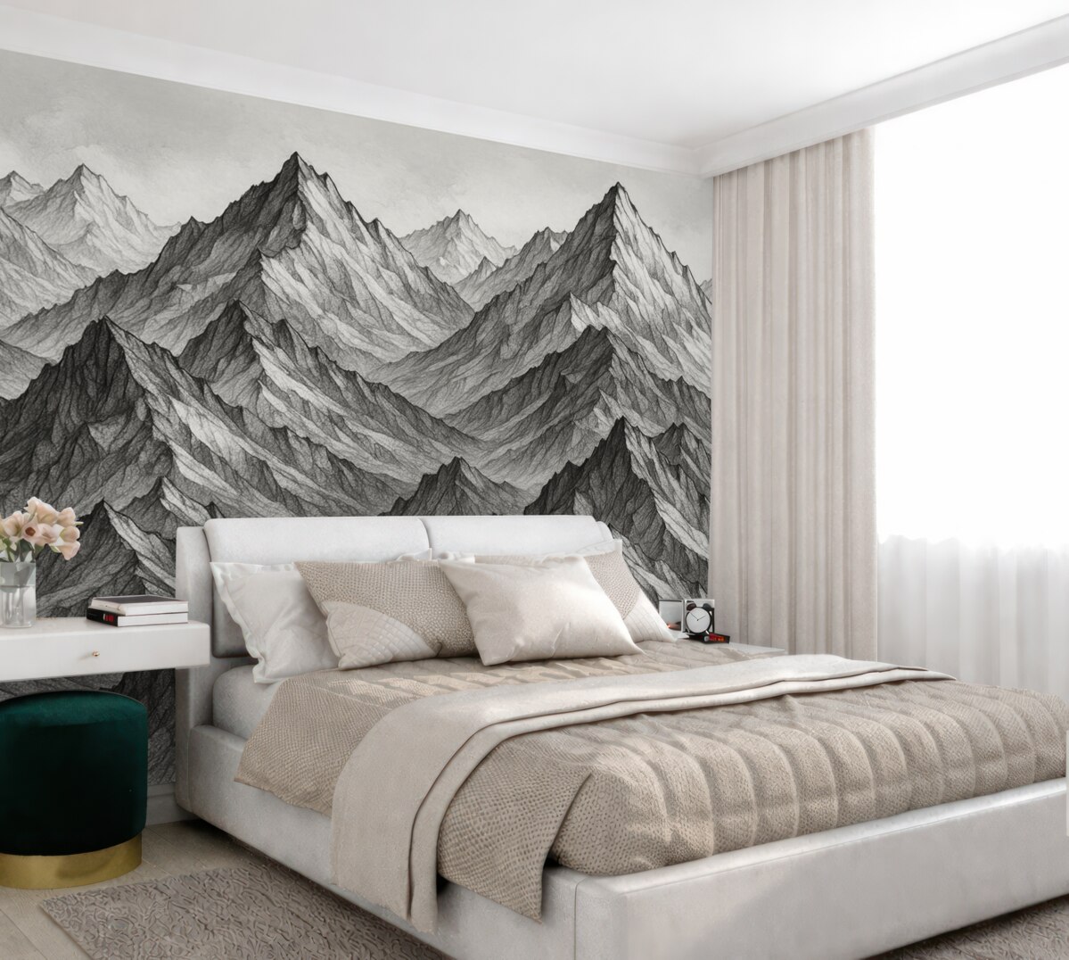 Fototapeta Linie górskie