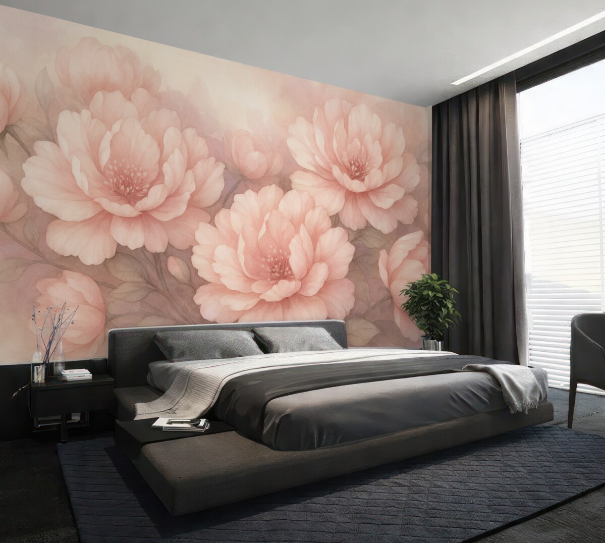 Fototapeta Różowe floery.