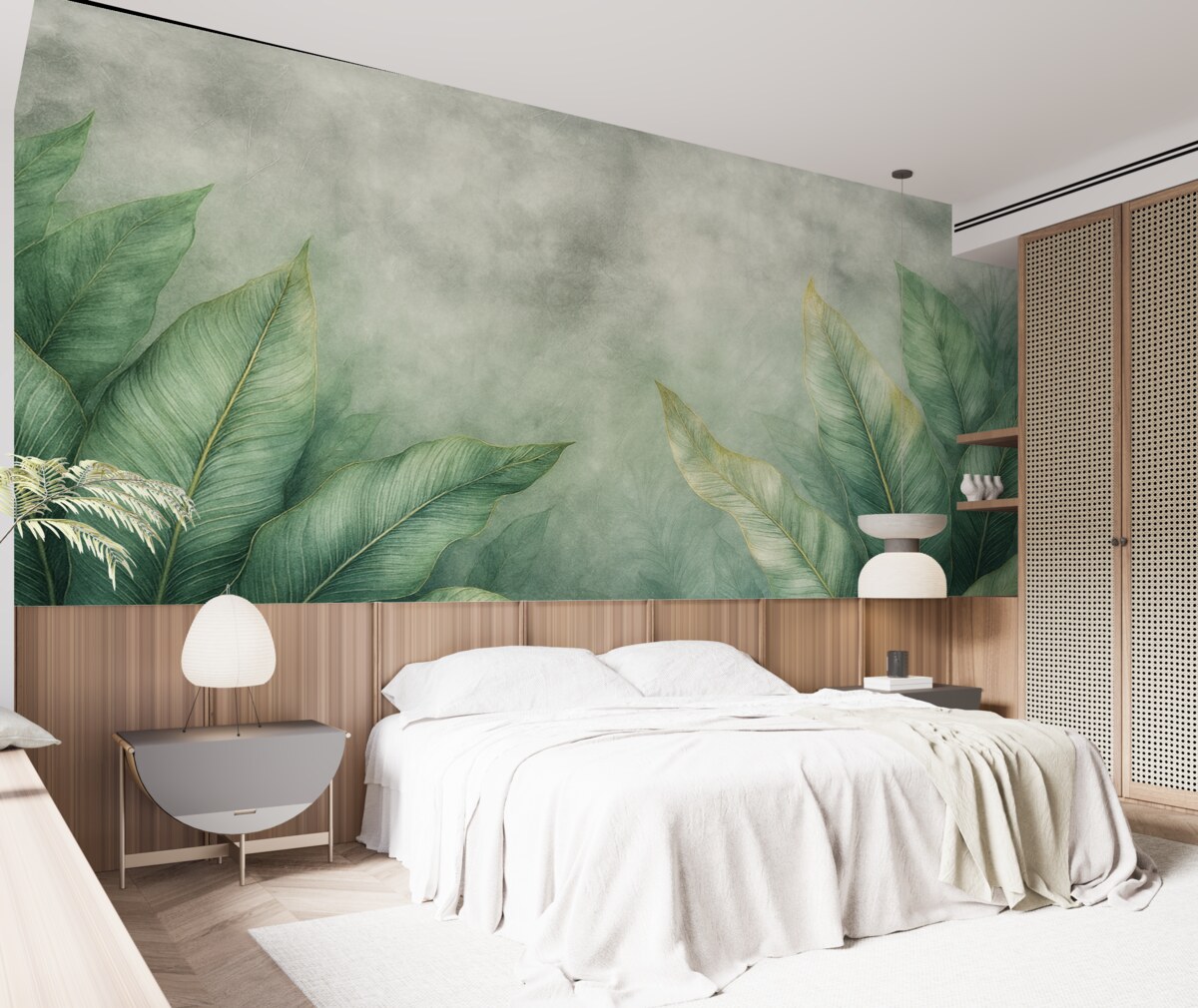 Fototapeta Liście drzewa bananowego.