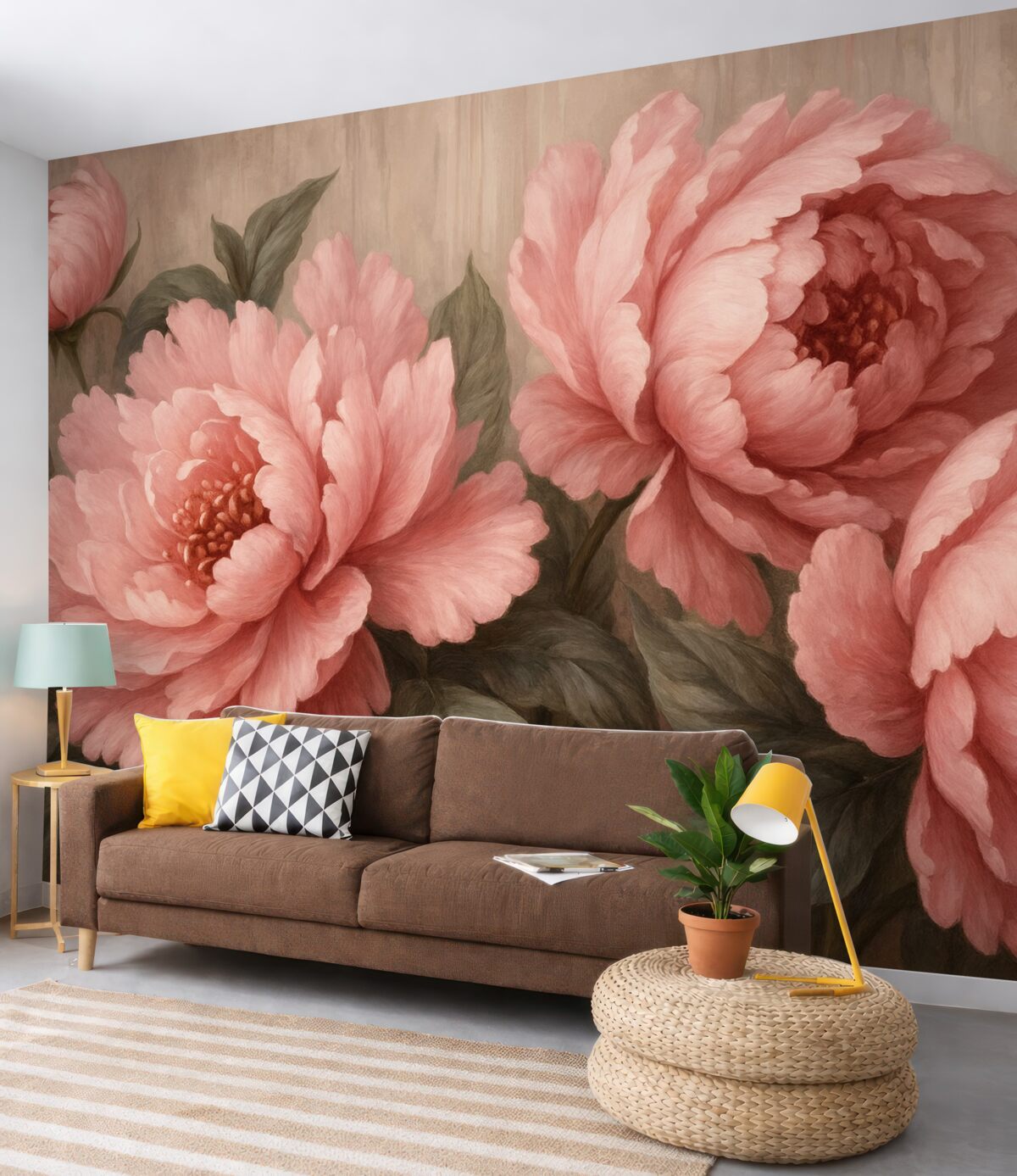 Fototapeta Różowe piwonie.