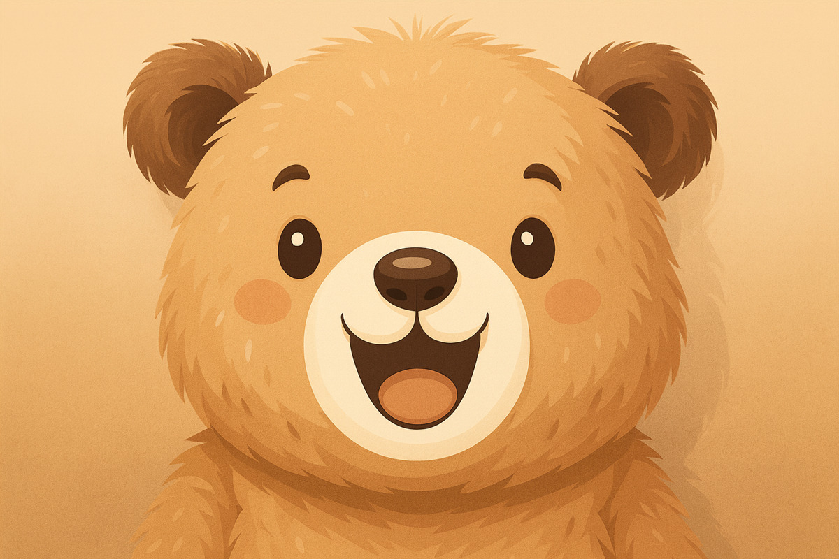 Fototapeta Miś wykonany z pluszu.