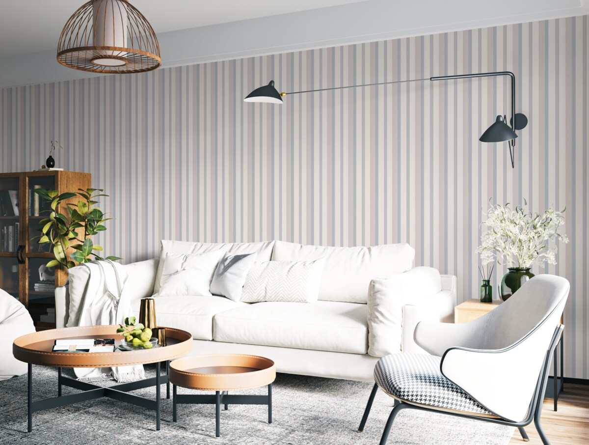 Fototapeta Subtelne barwne pasy.