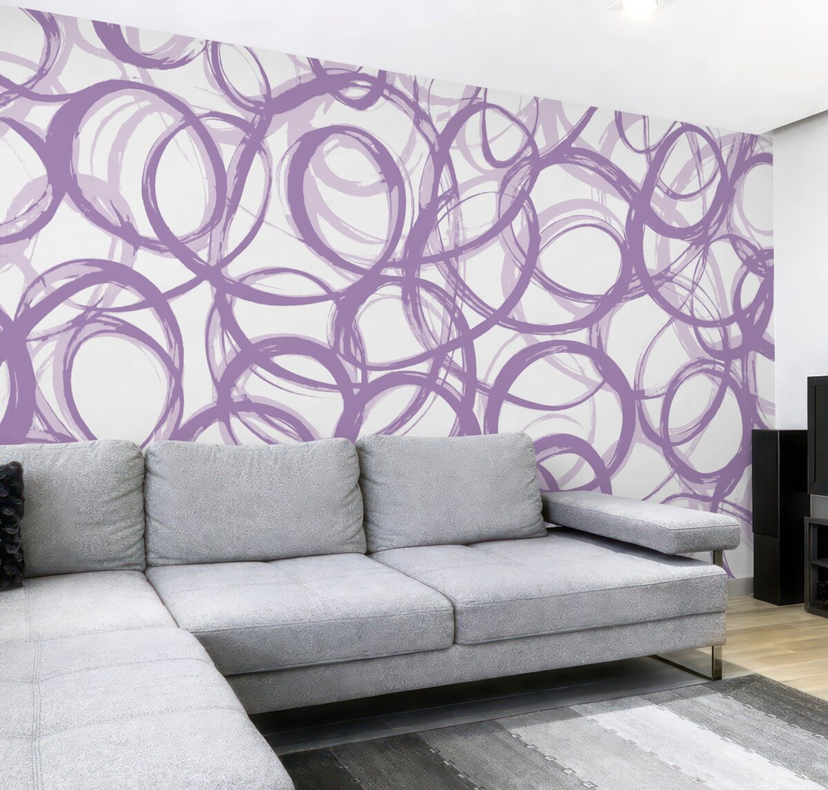 Fototapeta Abstrakcyjny wzór z falującymi liniami.