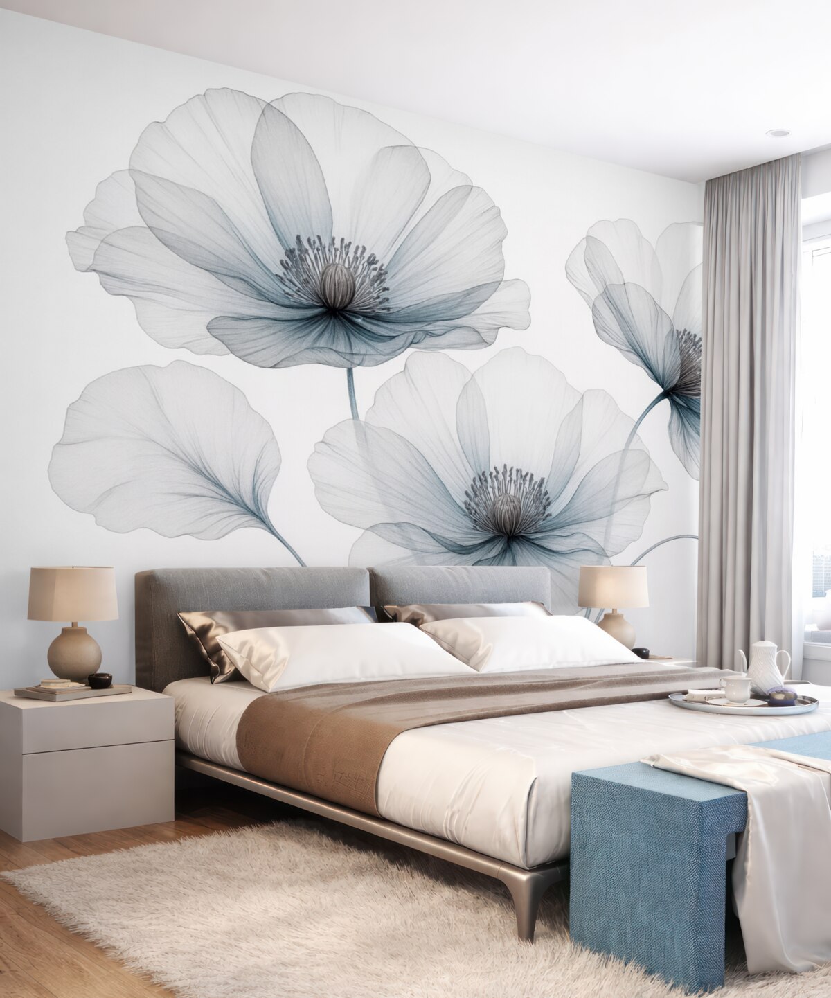 Fototapeta Eteryczne rośliny kwiatujące.