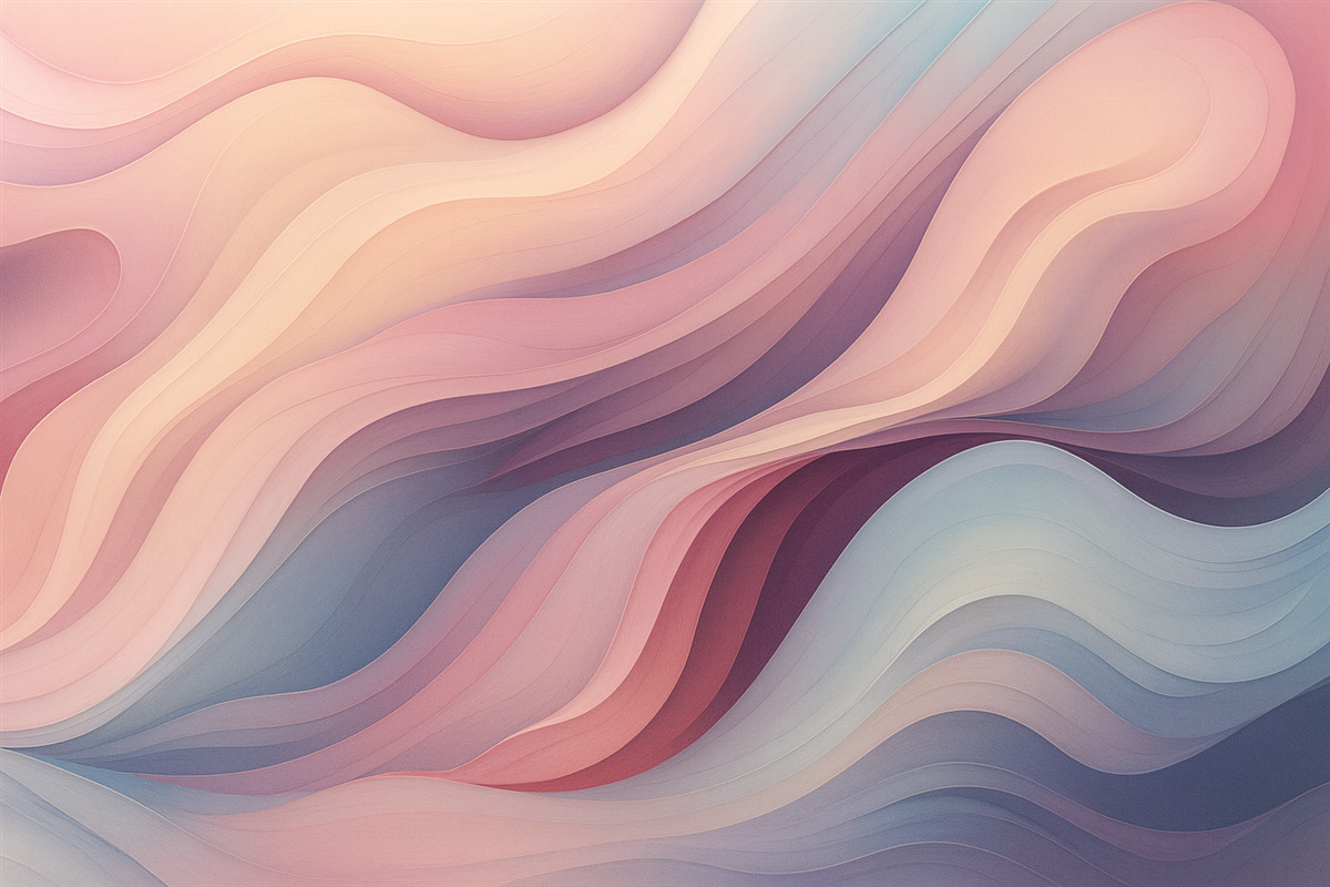 Fototapeta Delikatne fale.