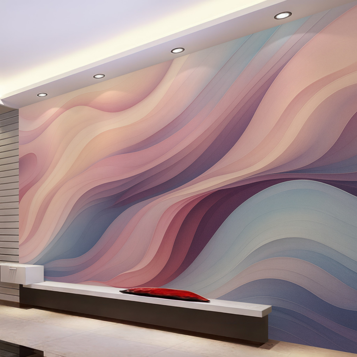 Fototapeta Delikatne fale.