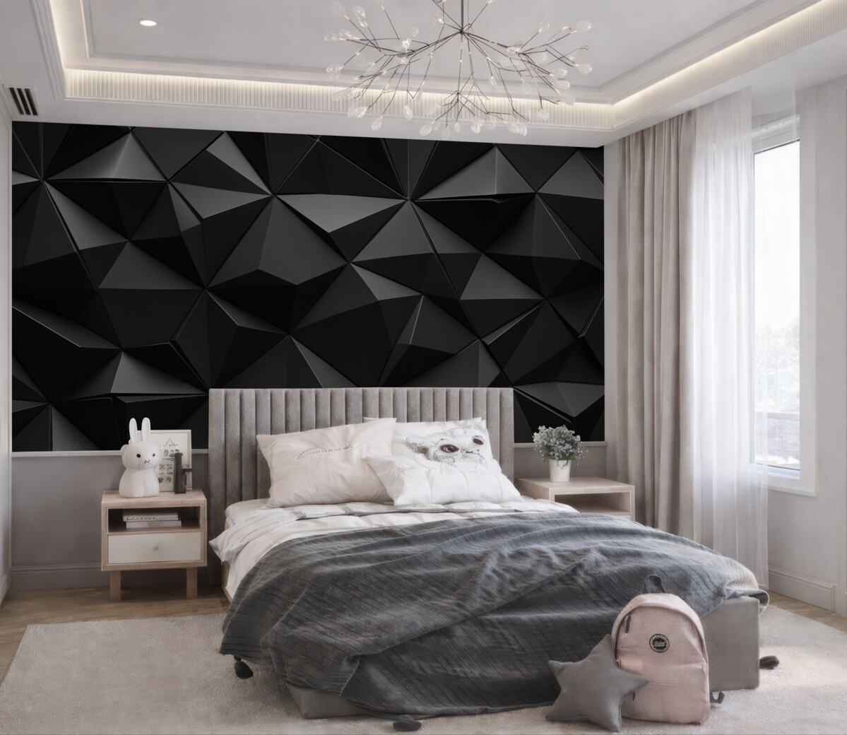 Fototapeta Geometryczna mrok.