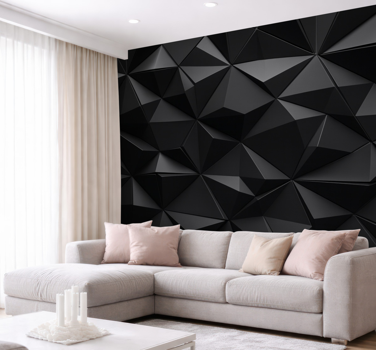 Fototapeta Geometryczna mrok.