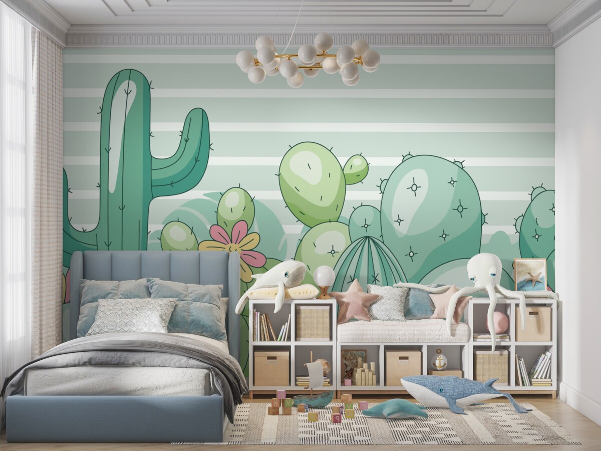 Fototapeta Kwitnące sukulenty.