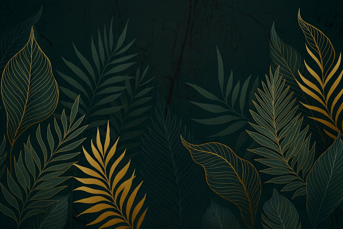 Fototapeta Tropiki w błękitnych tonacjach.