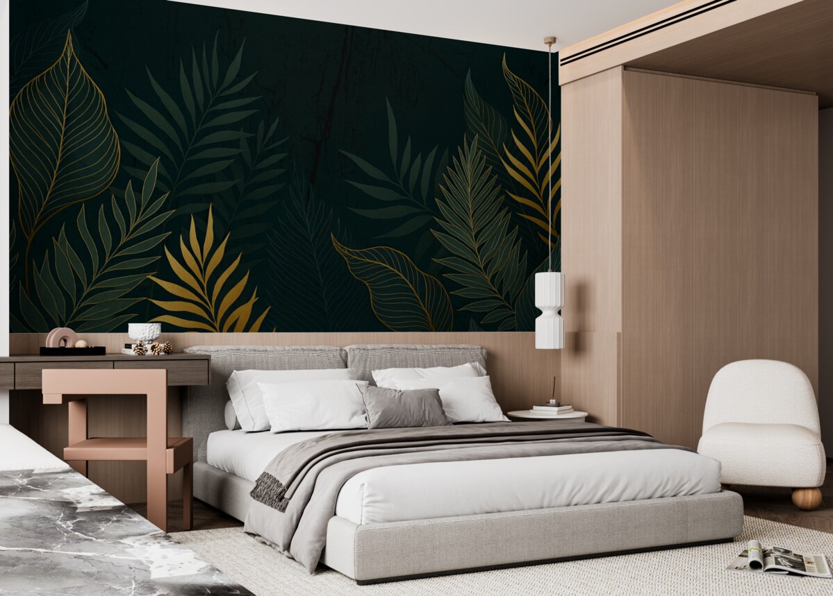 Fototapeta Tropiki w błękitnych tonacjach.