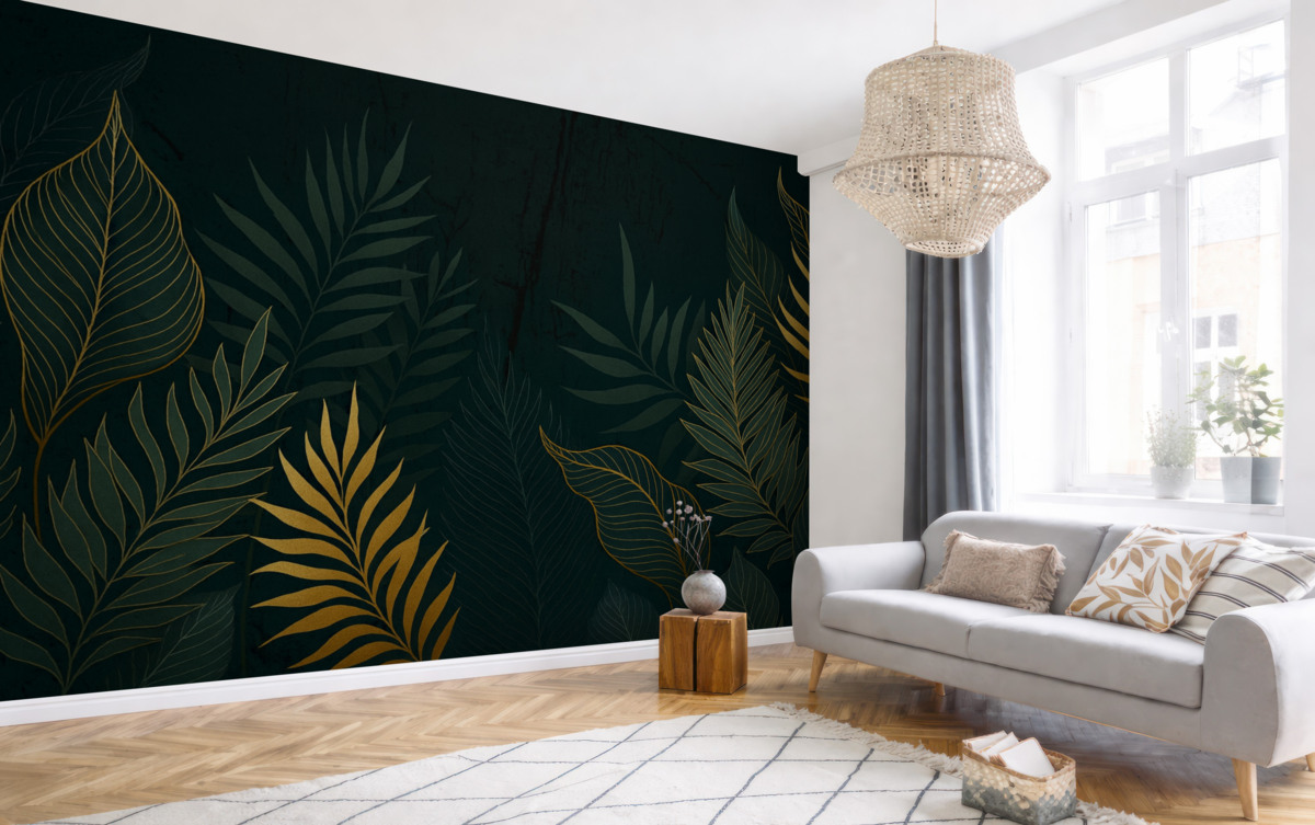 Fototapeta Tropiki w błękitnych tonacjach.