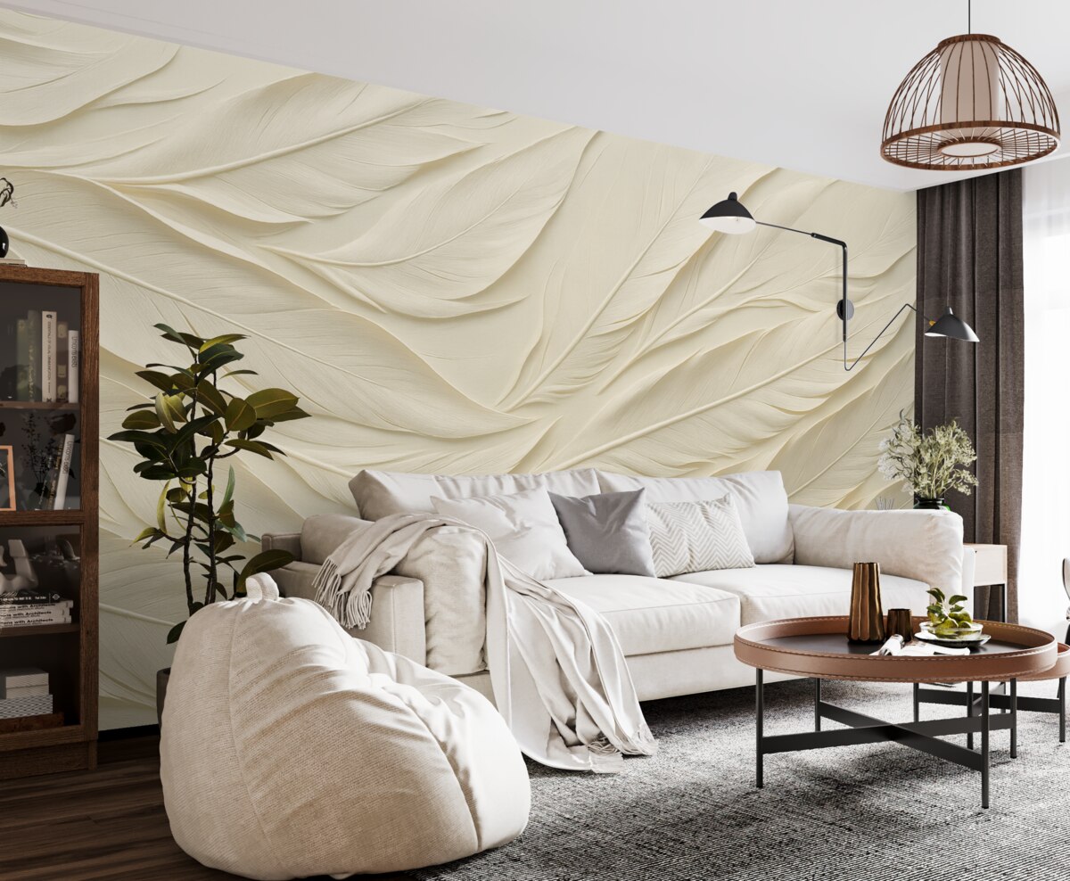 Fototapeta Pióra o dużych rozmiarach.