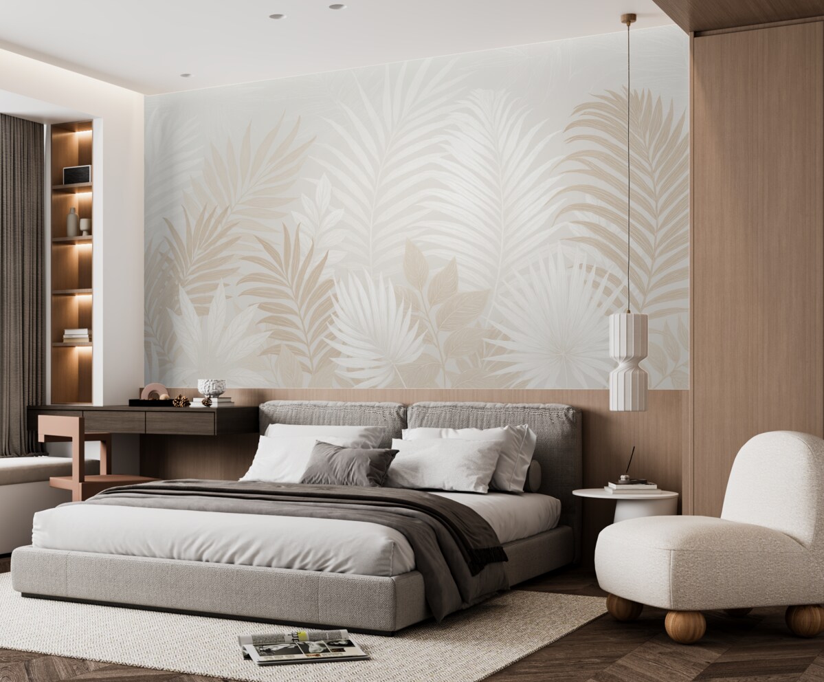 Fototapeta Stylowe liście tropikalne