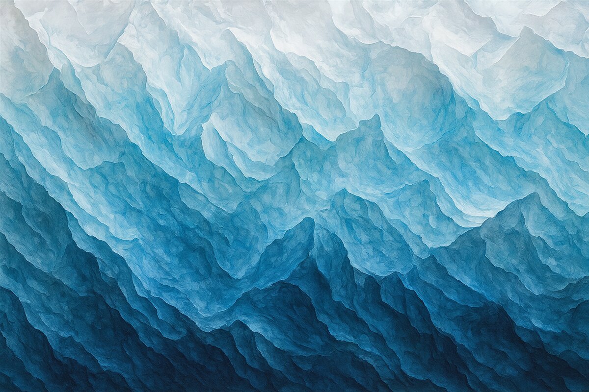 Fototapeta Niebiesko-biała gradientowa faktura.