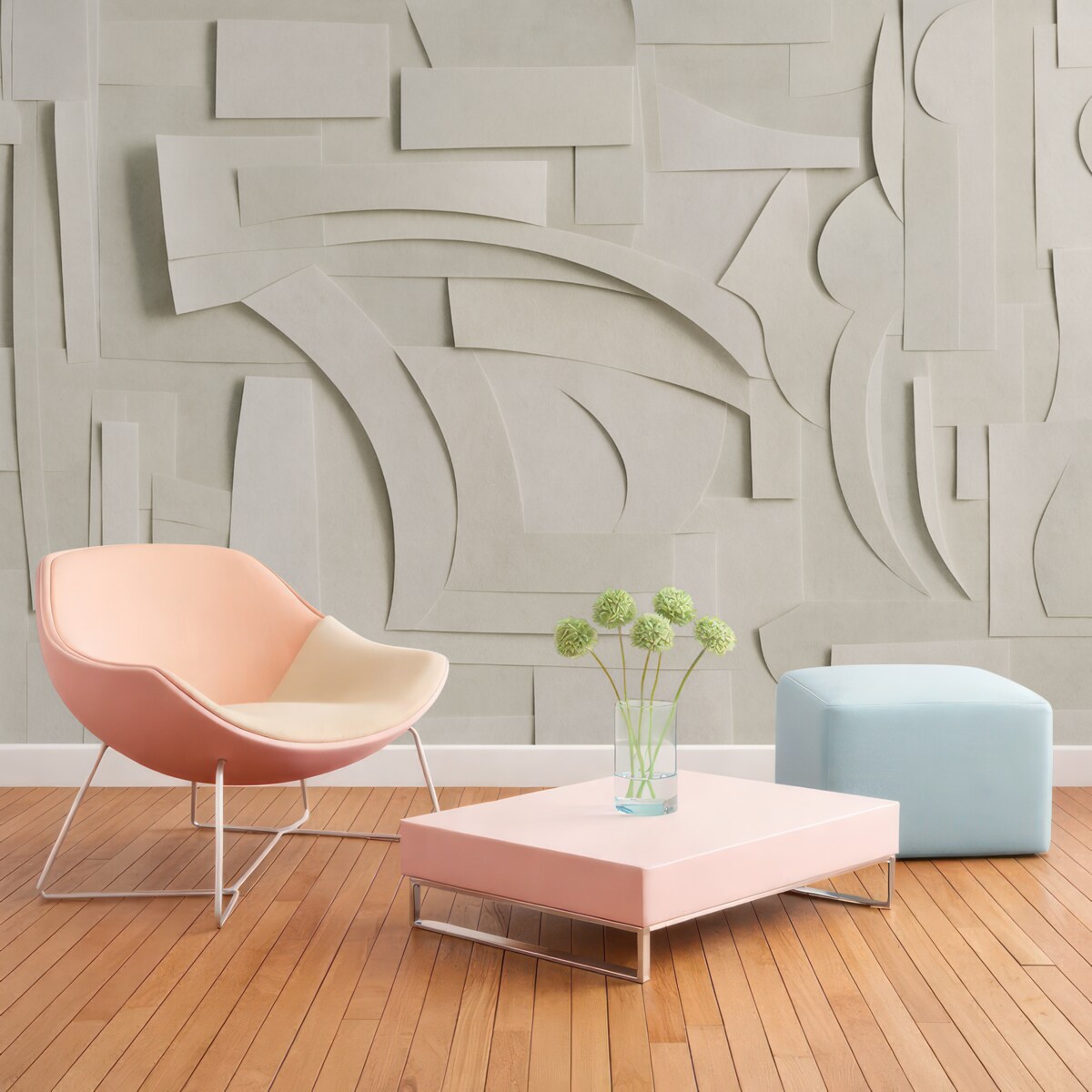 Fototapeta Betonowa ściana wspierająca.