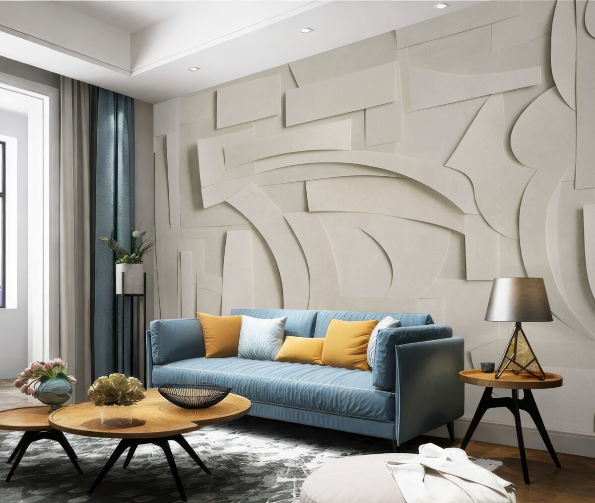 Fototapeta Betonowa ściana wspierająca.