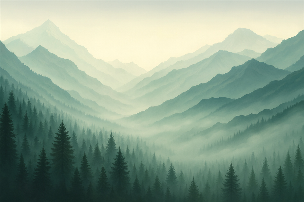 Fototapeta 5. Lasy oraz góry.