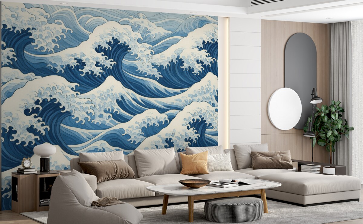 Fototapeta Japońskie zmarszczki na wodzie