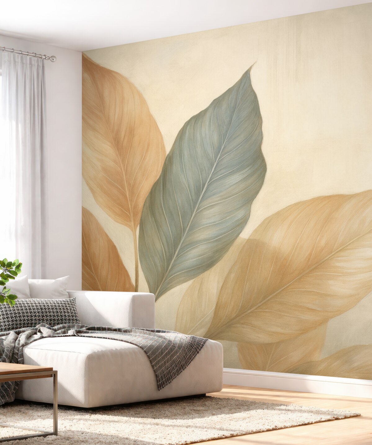 Fototapeta Liście w stylu retro.