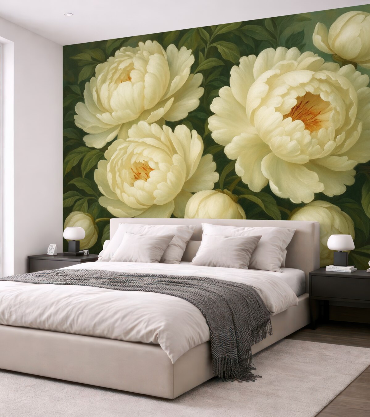 Fototapeta Subtelne piwonie w odcieniach pastelowych.