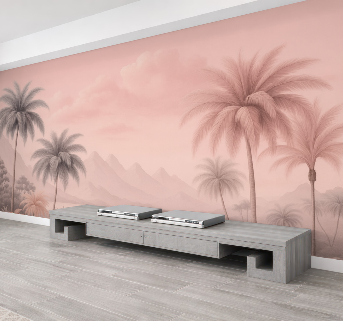 Fototapeta Tropiki w odcieniach różu