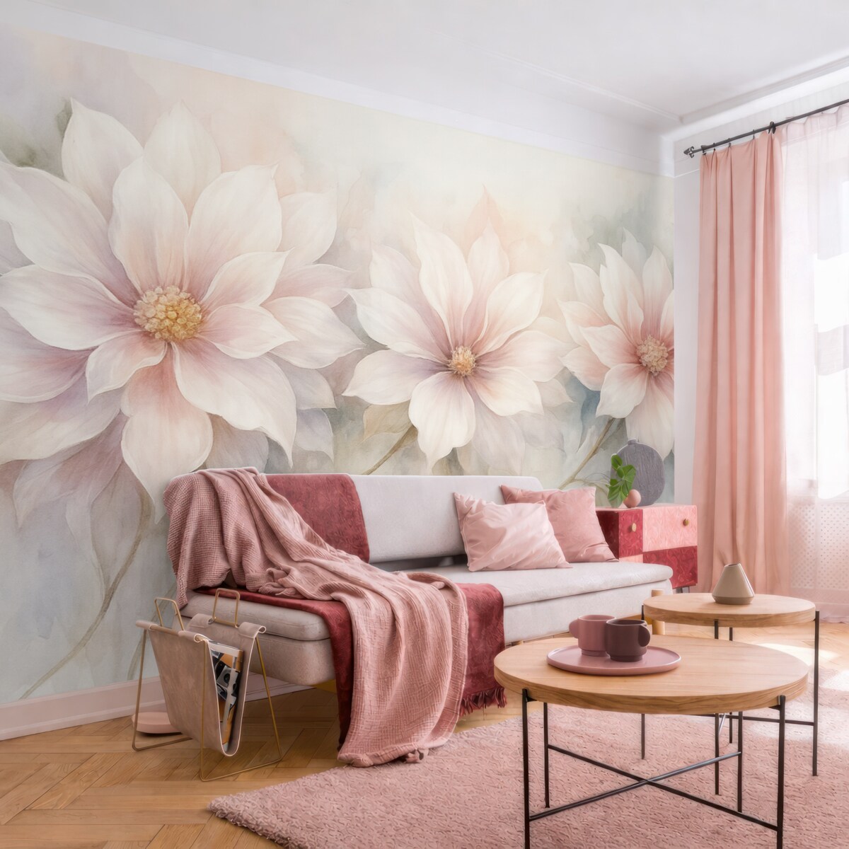 Fototapeta Trzy bukiety.