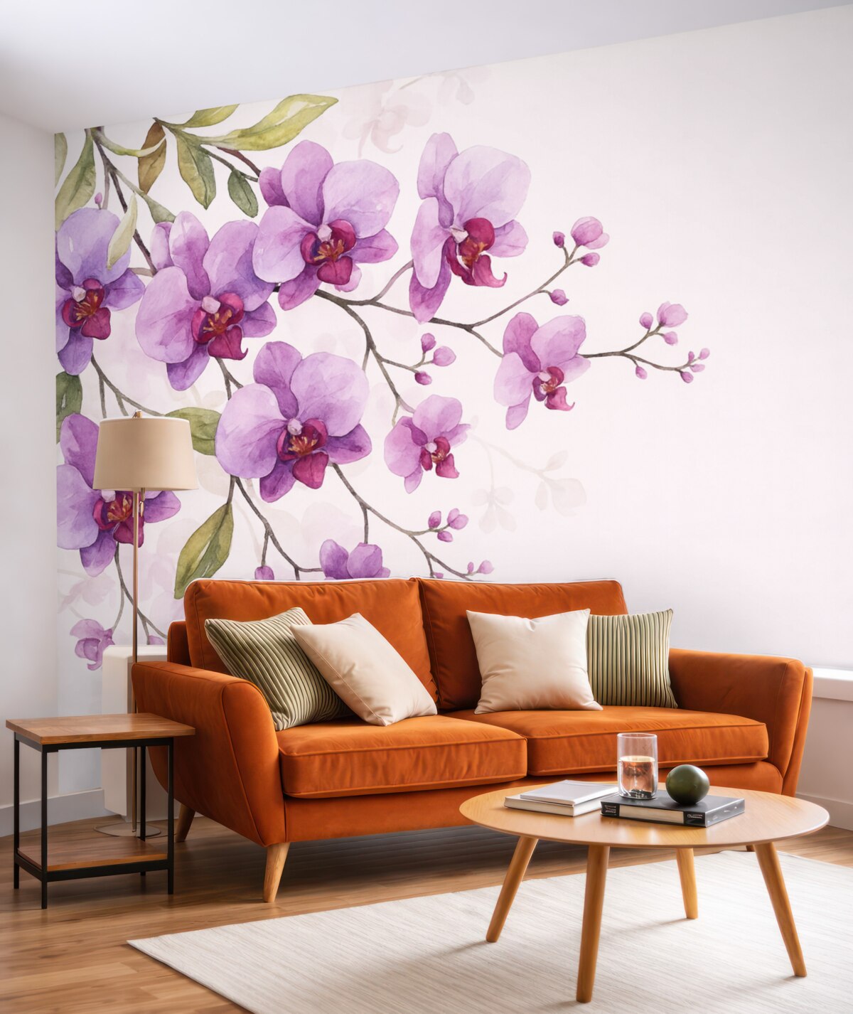 Fototapeta Gałązki różowych orchidei