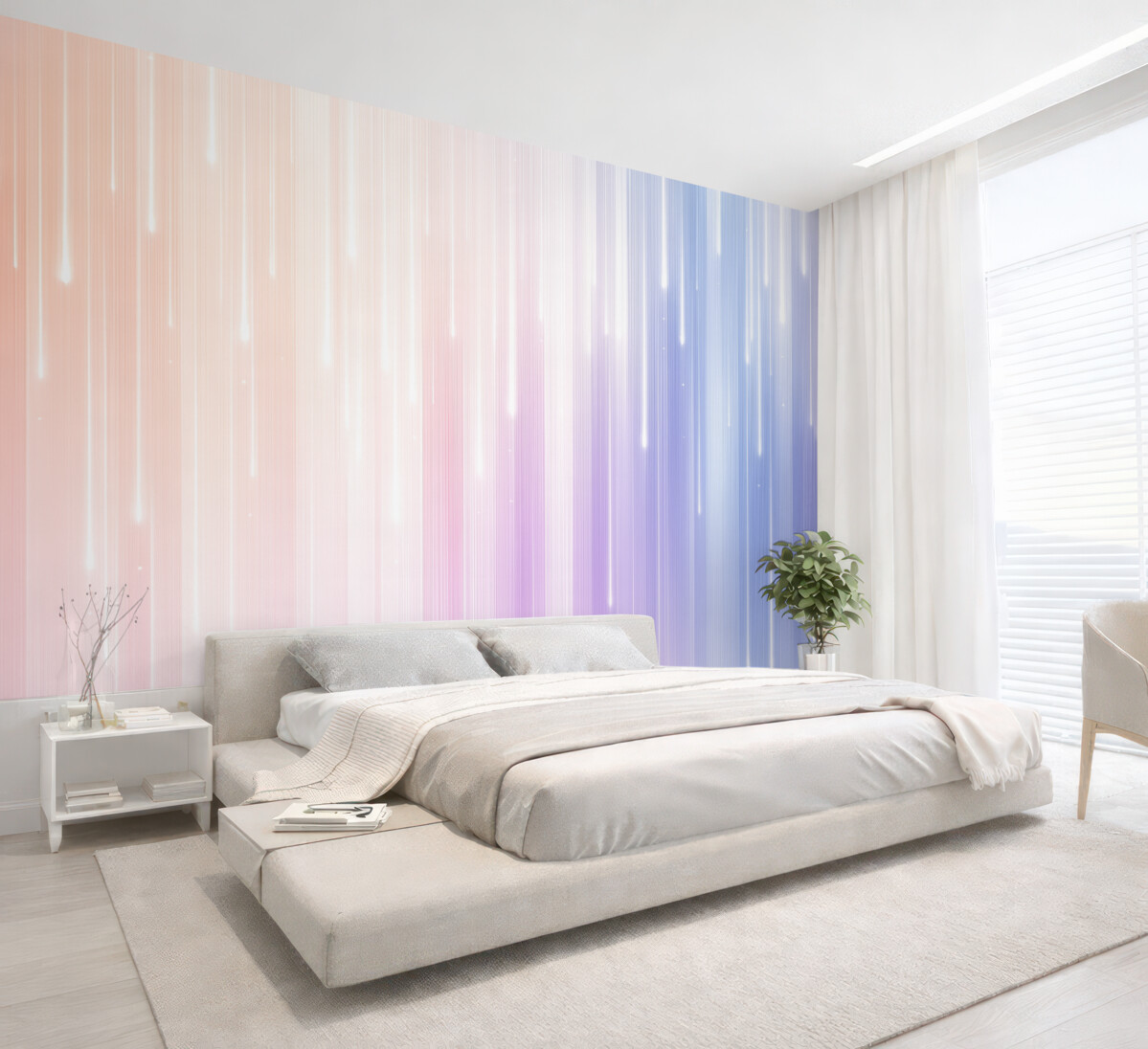 Fototapeta Wielobarwne abstrakcyjne linie.