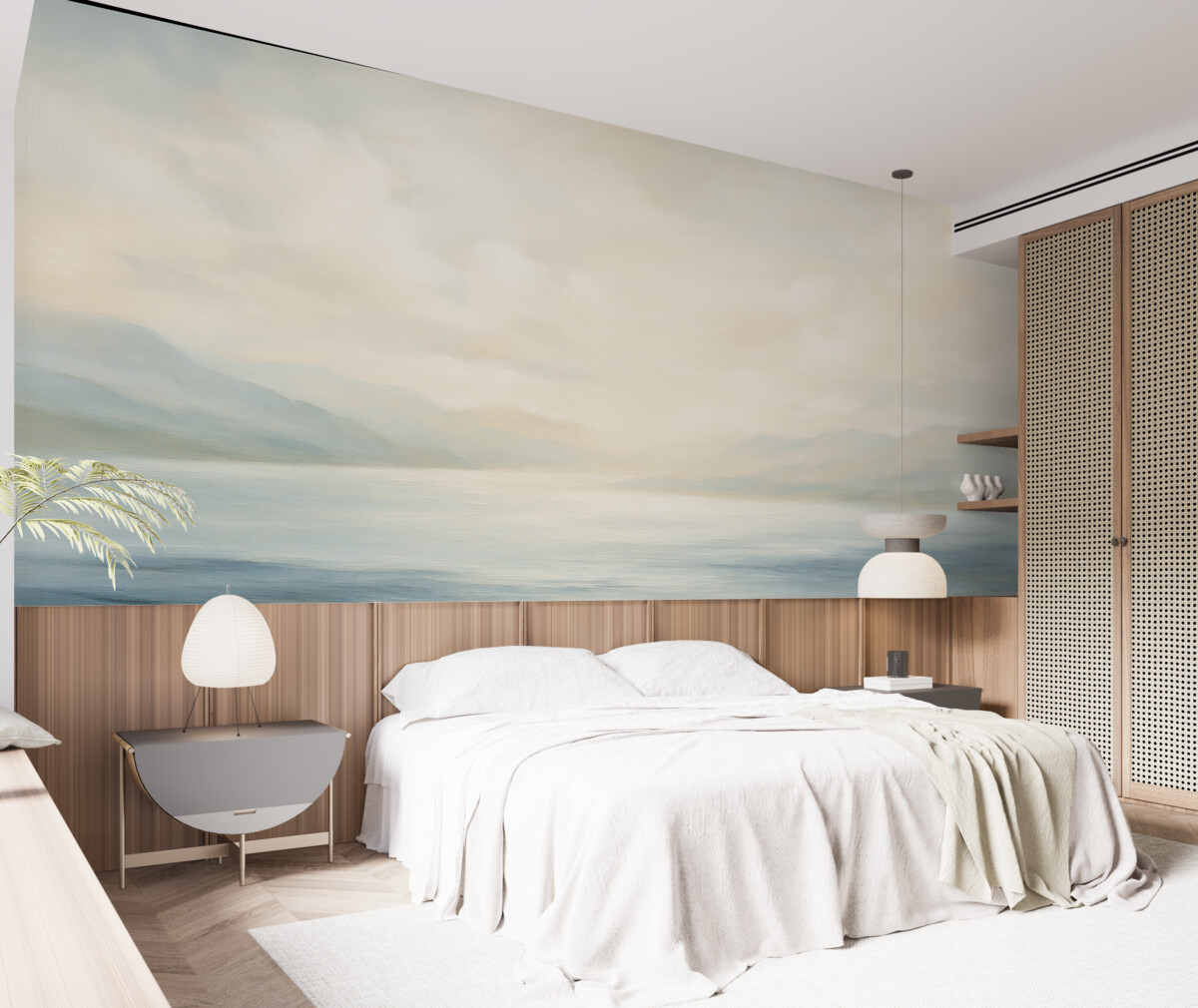 Fototapeta Prosty krajobraz nadmorski.